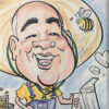 Cartoon Bruce Ford Beekeeper